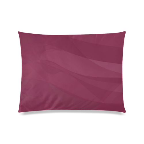 pink layers Custom Zippered Pillow Case 20"x26"(Twin Sides)