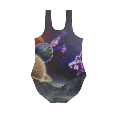 Strange Galaxy Vest One Piece Swimsuit (Model S04)