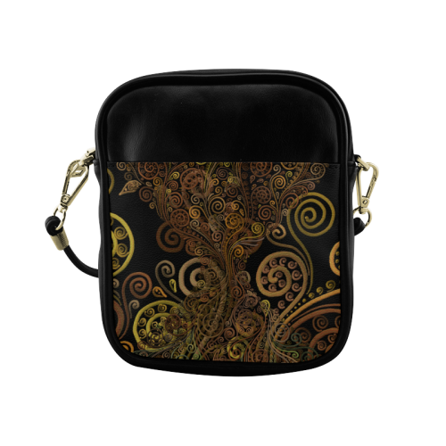 Psychedelic, Sand Clock Sling Bag (Model 1627)