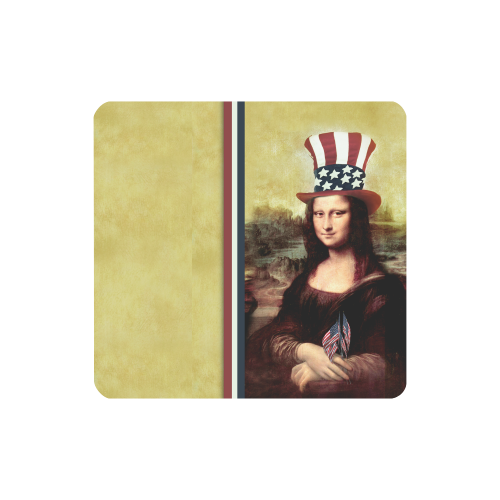 Patriotic Mona Lisa - 4th of July Women's Clutch Wallet (Model 1637)