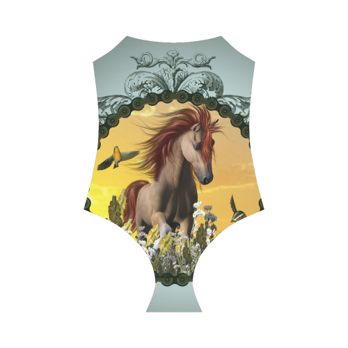 Wonderful horse Strap Swimsuit ( Model S05)