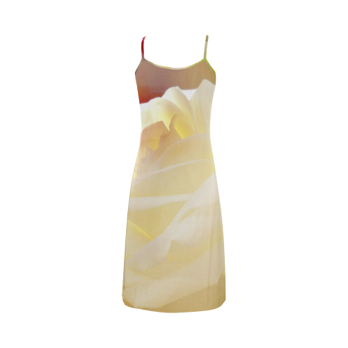 A Rose White Alcestis Slip Dress (Model D05)