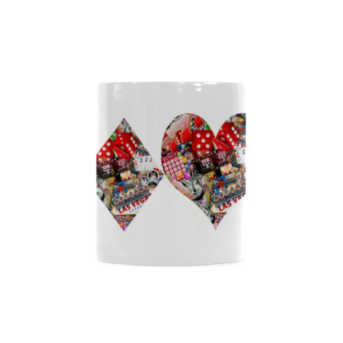 Las Vegas Playing Card Shapes White Mug(11OZ)