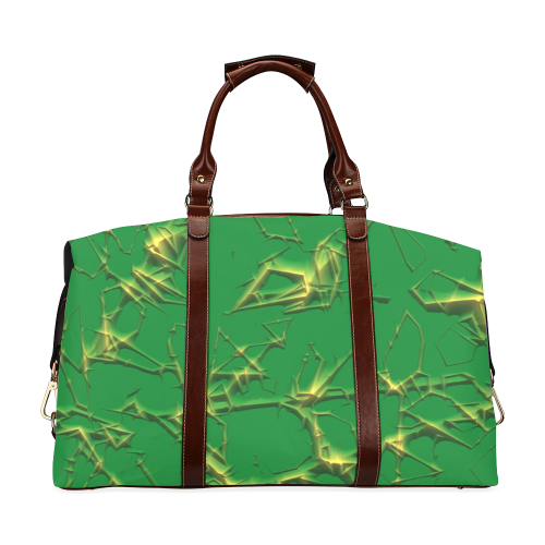 Thorny abstract,green Classic Travel Bag (Model 1643)