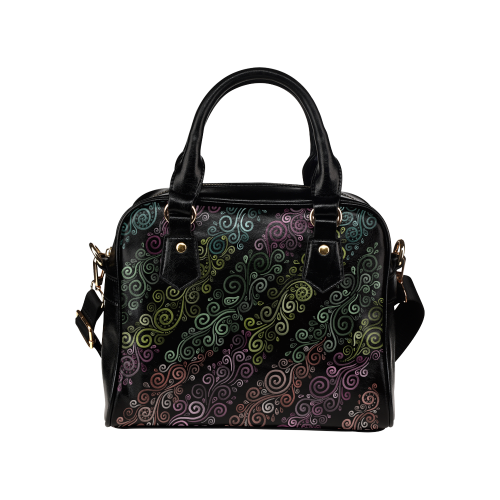 Psychedelic pastel Shoulder Handbag (Model 1634)