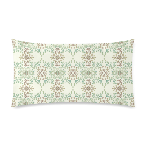 Watercolor ornament Custom Rectangle Pillow Case 20"x36" (one side)