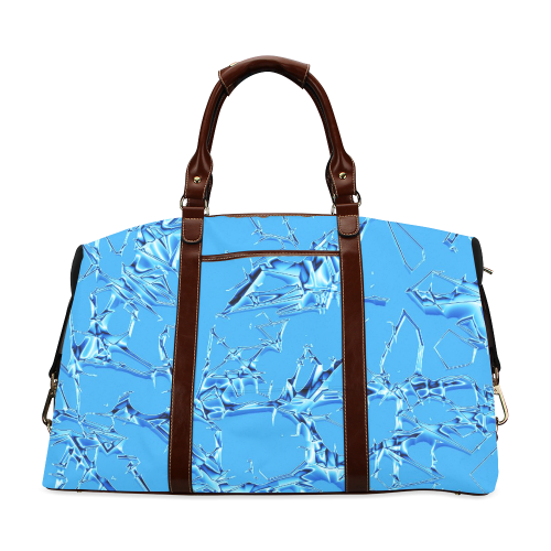 Thorny abstract,ice blue Classic Travel Bag (Model 1643)
