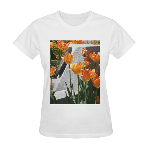 tulipes orange Sunny Women's T-shirt (Model T05)