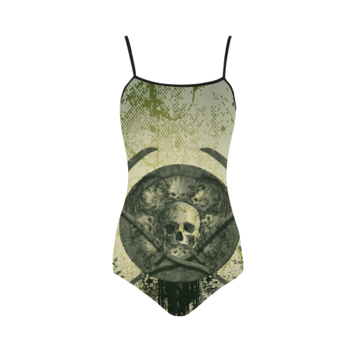 Skulls Strap Swimsuit ( Model S05)