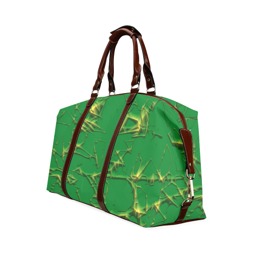 Thorny abstract,green Classic Travel Bag (Model 1643)