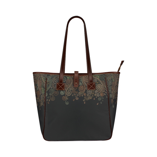 Psychedelic, Sand Clock Classic Tote Bag (Model 1644)