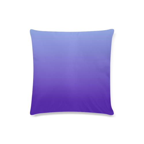 indigo Custom Zippered Pillow Case 16"x16"(Twin Sides)