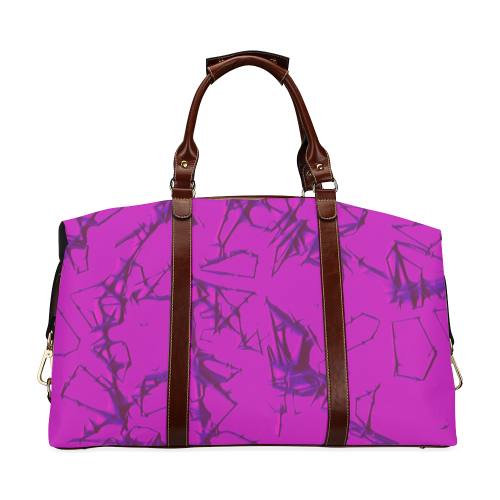 Thorny abstract,hot pink Classic Travel Bag (Model 1643)