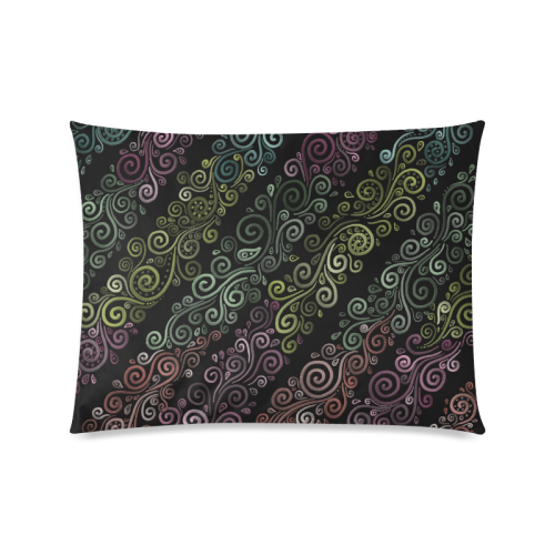 Psychedelic pastel Custom Picture Pillow Case 20"x26" (one side)