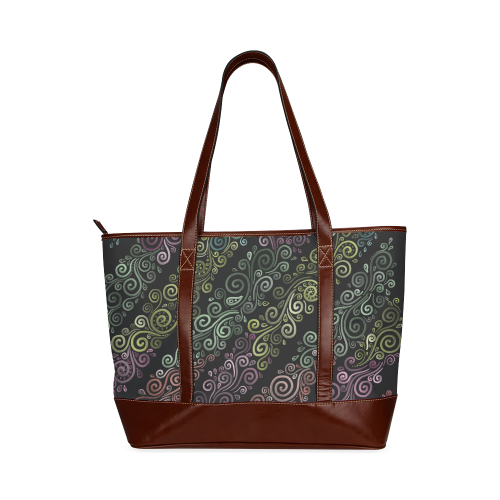 Psychedelic pastel Tote Handbag (Model 1642)