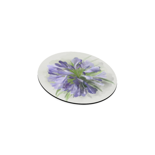 Purple Flower Round Coaster