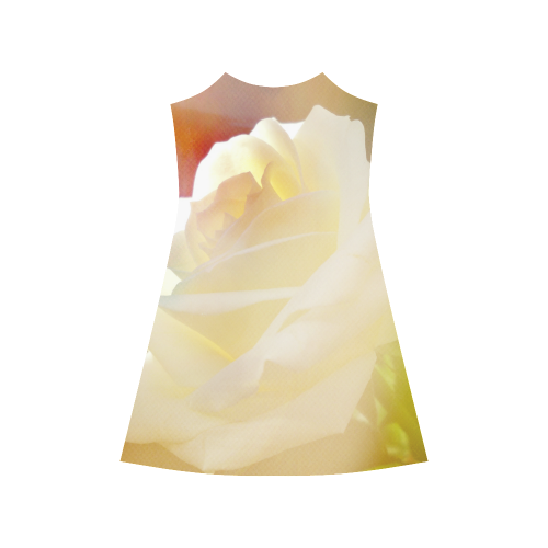 A Rose White Alcestis Slip Dress (Model D05)