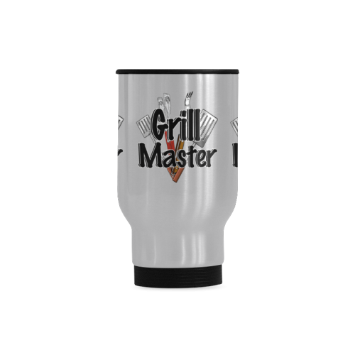 Grill Master - BBQ Tools Travel Mug (Silver) (14 Oz)