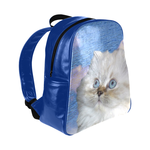 Cat and Water Multi-Pockets Backpack (Model 1636)