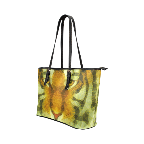 tiger Leather Tote Bag/Small (Model 1651)