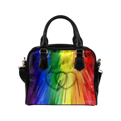 Pride Colors by Nico Bielow Shoulder Handbag (Model 1634)