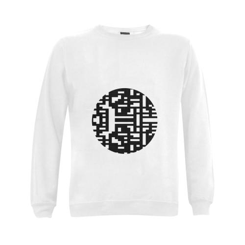 Maze Merge Gildan Crewneck Sweatshirt(NEW) (Model H01)