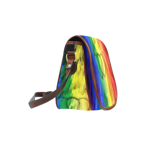 Pride Colors by Nico Bielow Saddle Bag/Small (Model 1649) Full Customization