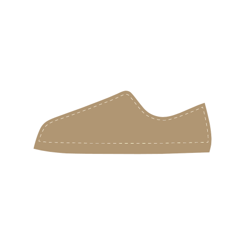 Pale Gold Men's Classic Canvas Shoes (Model 018)