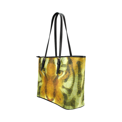 tiger Leather Tote Bag/Small (Model 1651)