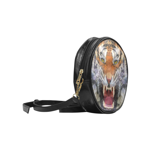 roaring tiger Round Sling Bag (Model 1647)