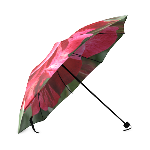 Pink Rose Foldable Umbrella (Model U01)
