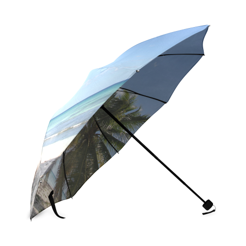 Isla Saona Caribbean Paradise Beach Foldable Umbrella (Model U01)