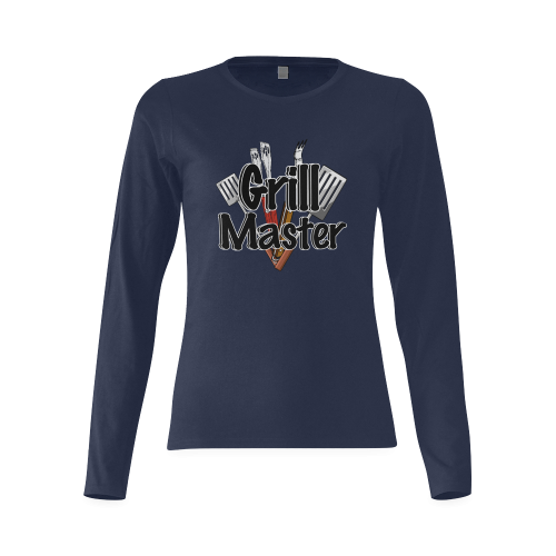 King of the Grill - Grill Master Sunny Women's T-shirt (long-sleeve) (Model T07)
