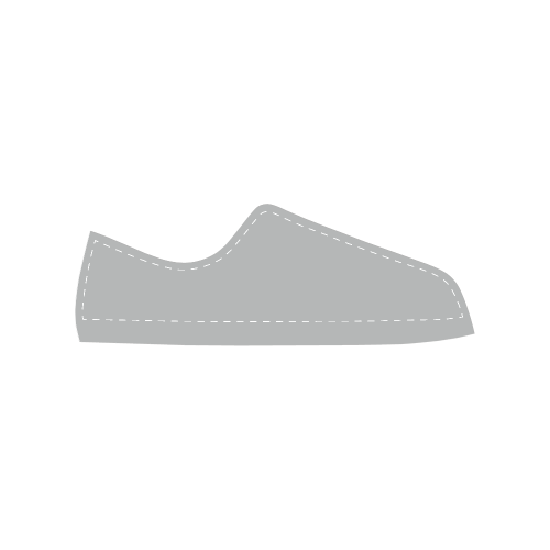 Glacier Gray Men's Classic Canvas Shoes (Model 018)