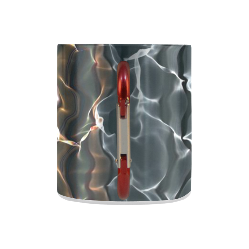 Abstract Wavy Mesh Classic Insulated Mug(10.3OZ)