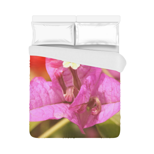 Pink Bougainvillea Duvet Cover 86"x70" ( All-over-print)