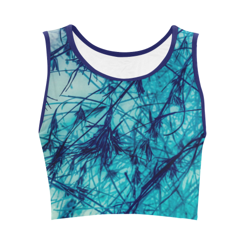 Blue Seeds Women's Crop Top (Model T42)