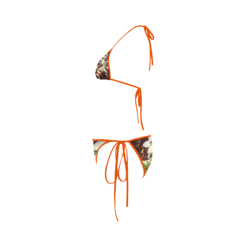 Hidden Frangipani Custom Bikini Swimsuit
