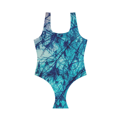 Blue Seeds Vest One Piece Swimsuit (Model S04)