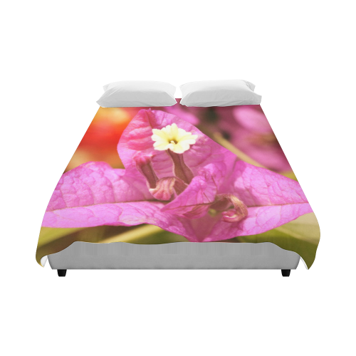 Pink Bougainvillea Duvet Cover 86"x70" ( All-over-print)