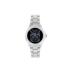 SKULL DESTINATION Unisex Stainless Steel Watch(Model 103)