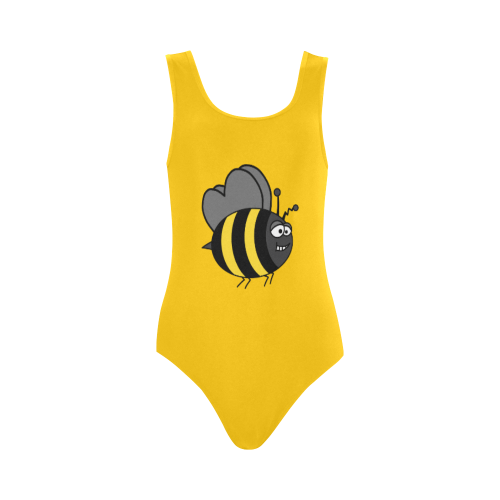 Crazy Bee Vest One Piece Swimsuit (Model S04)