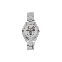 VEGAN CALF Men's Stainless Steel Analog Watch(Model 108)