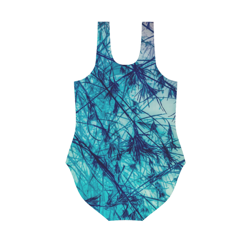 Blue Seeds Vest One Piece Swimsuit (Model S04)