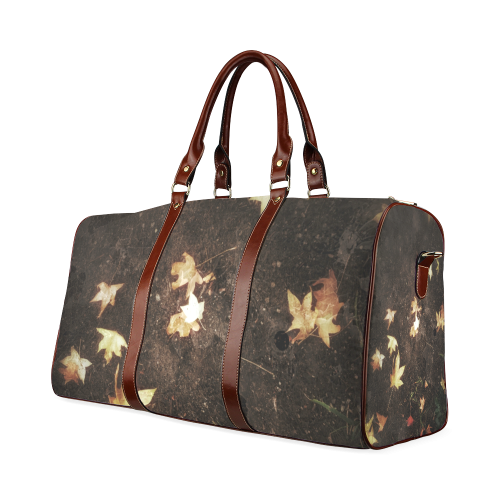 Fallen Leaves Waterproof Travel Bag/Large (Model 1639)