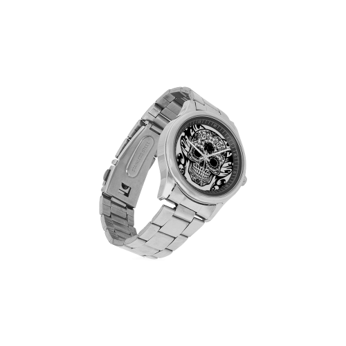 SKULL FILIGRAN Men's Stainless Steel Watch(Model 104)