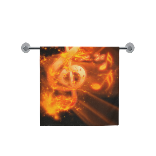 Explosion, clef and key notes Bath Towel 30"x56"