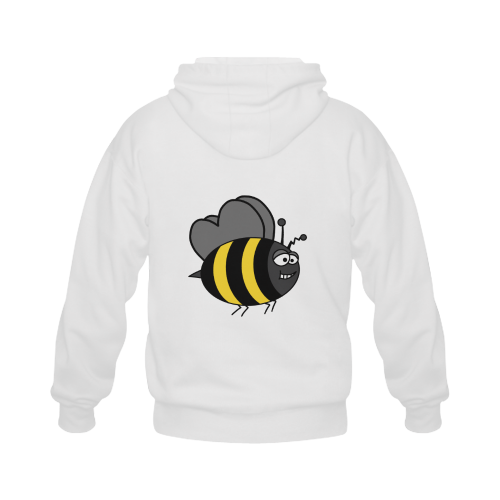 Crazy Bee Gildan Full Zip Hooded Sweatshirt (Model H02)