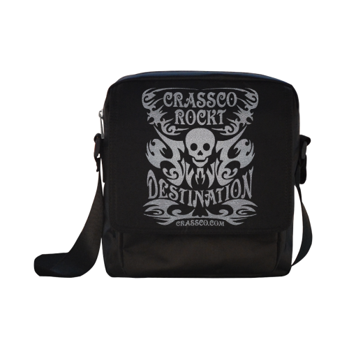 SKULL DESTINATION Crossbody Nylon Bags (Model 1633)