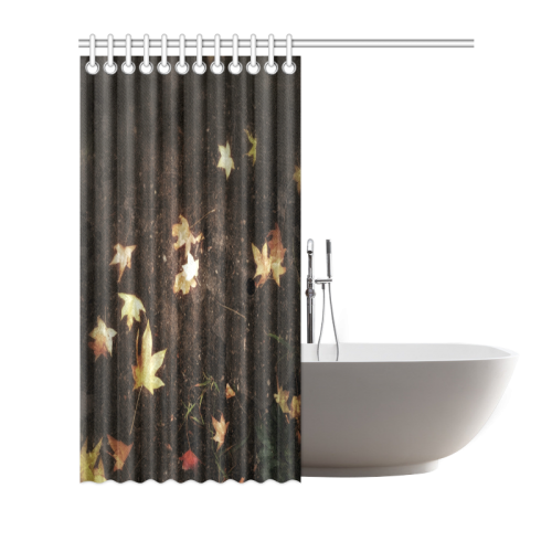 Fallen Leaves Shower Curtain 66"x72"